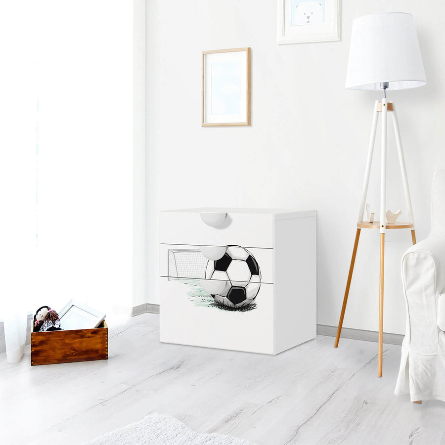 Folie für Möbel Freistoss - IKEA Smastad Kommode - 3 Schubladen - Kinderzimmer