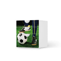 Folie für Möbel Fussballstar - IKEA Smastad Kommode - 3 Schubladen  - weiss