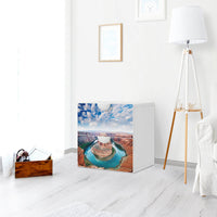 Klebefolie für Möbel Grand Canyon - IKEA Smastad Kommode - 2 Schubladen - Kinderzimmer