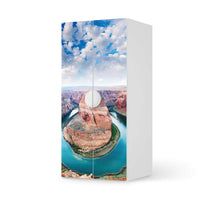 Möbelfolie Grand Canyon - IKEA Smastad Schrank - 2 große Türen  - weiss