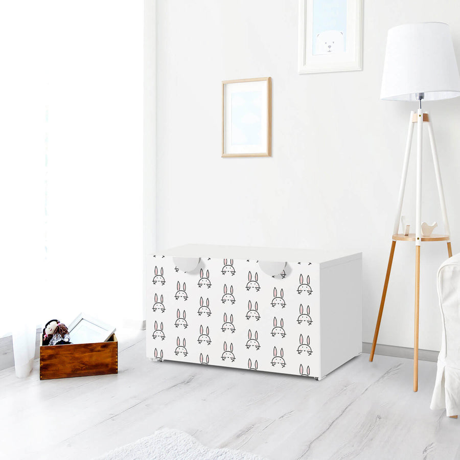 Möbelfolie Hoppel - IKEA Smastad Bank mit Kasten - Kinderzimmer
