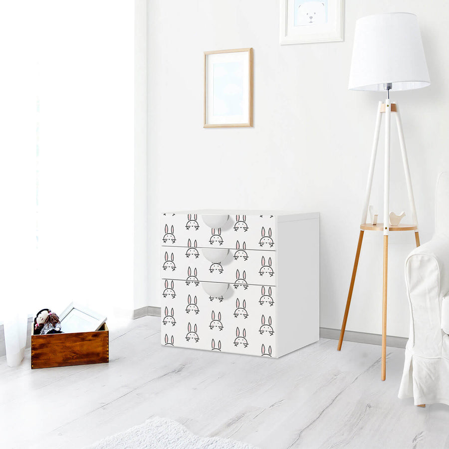 Folie für Möbel Hoppel - IKEA Smastad Kommode - 3 Schubladen - Kinderzimmer