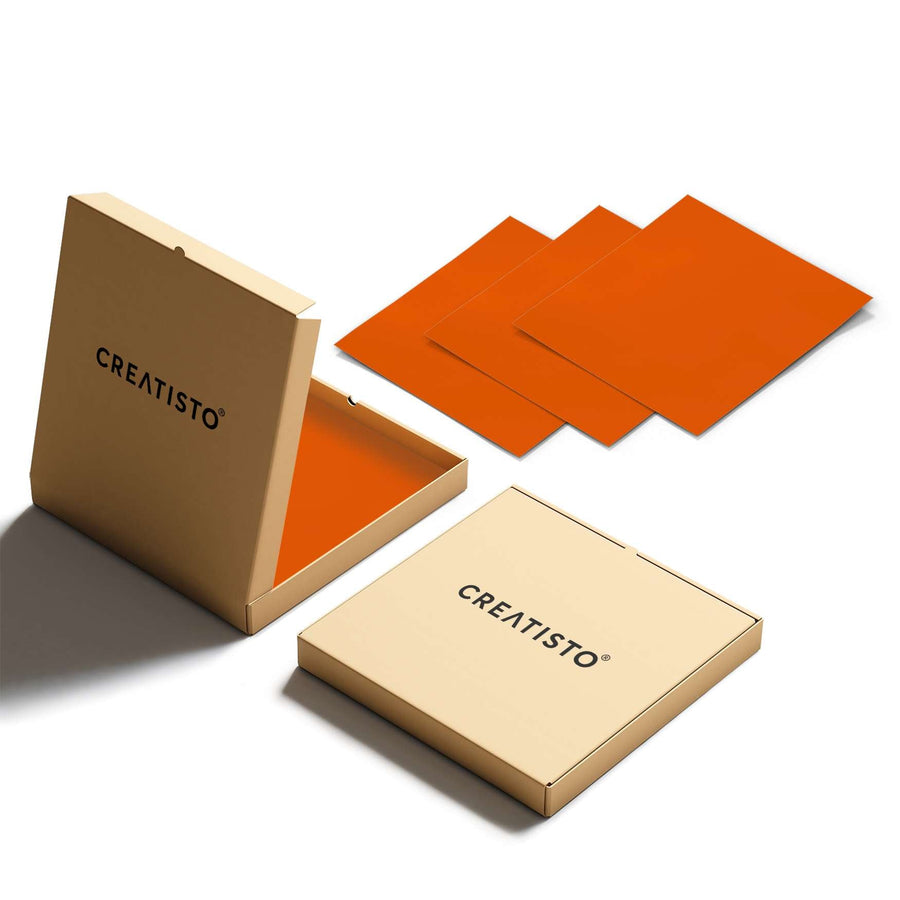 Eigenes Maß Klebefliesen Orange Dark - Paket - creatisto pds2