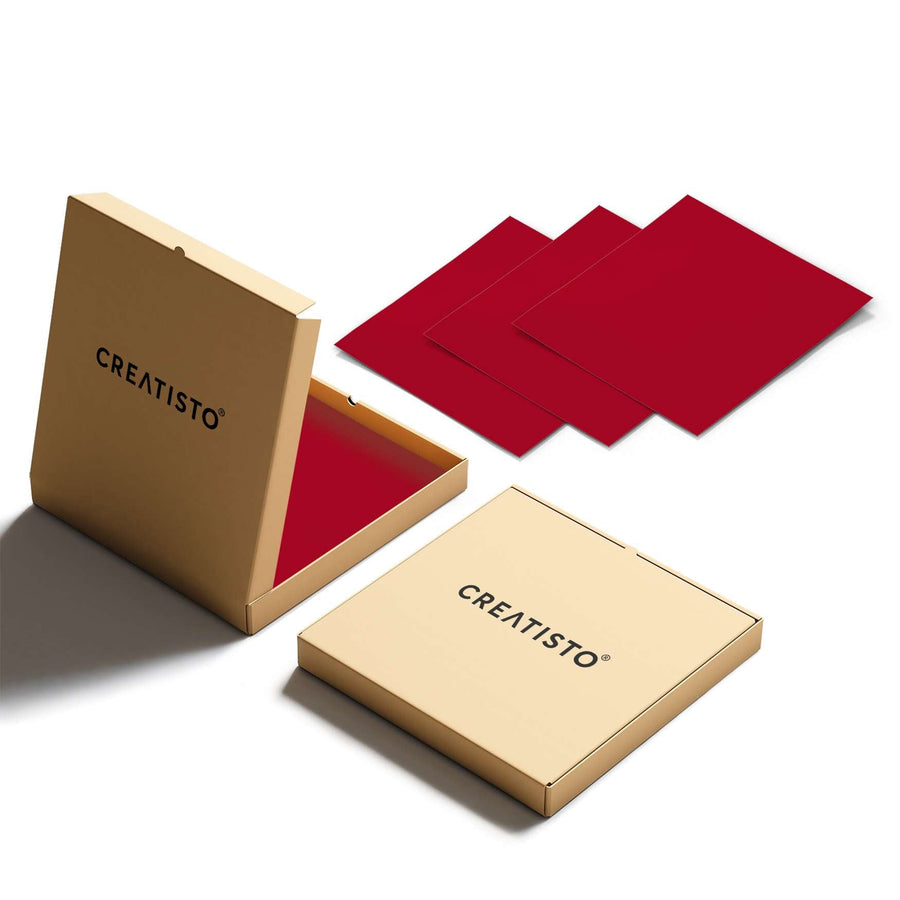 Eigenes Maß Klebefliesen Rot Dark - Paket - creatisto pds2