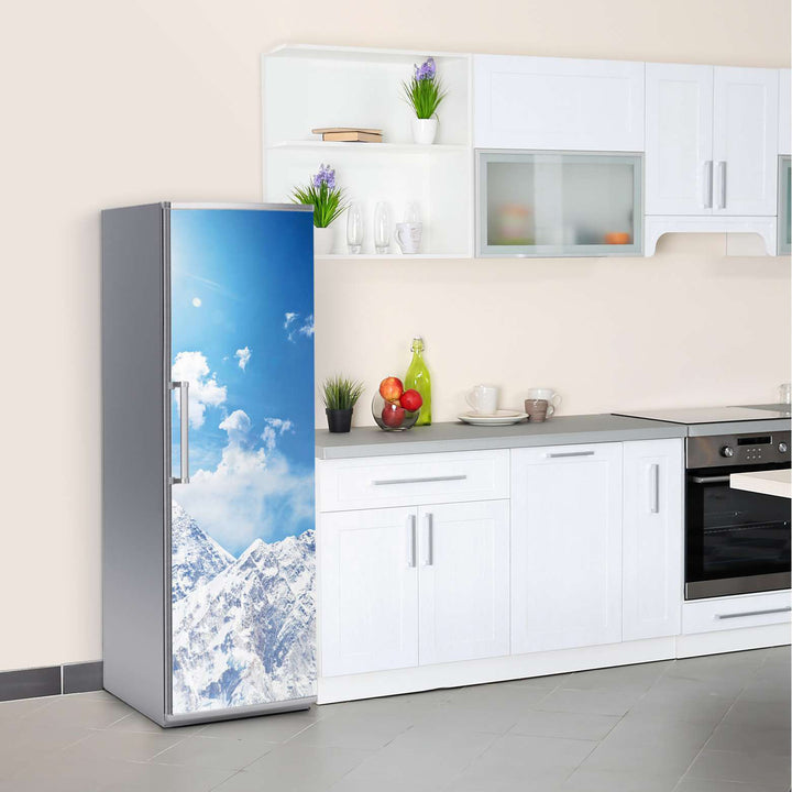 Klebefolie Kühlschrank Tür Deko in Küche