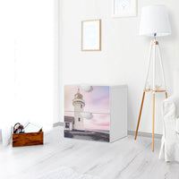 Klebefolie für Möbel Lighthouse - IKEA Smastad Kommode - 2 Schubladen - Kinderzimmer