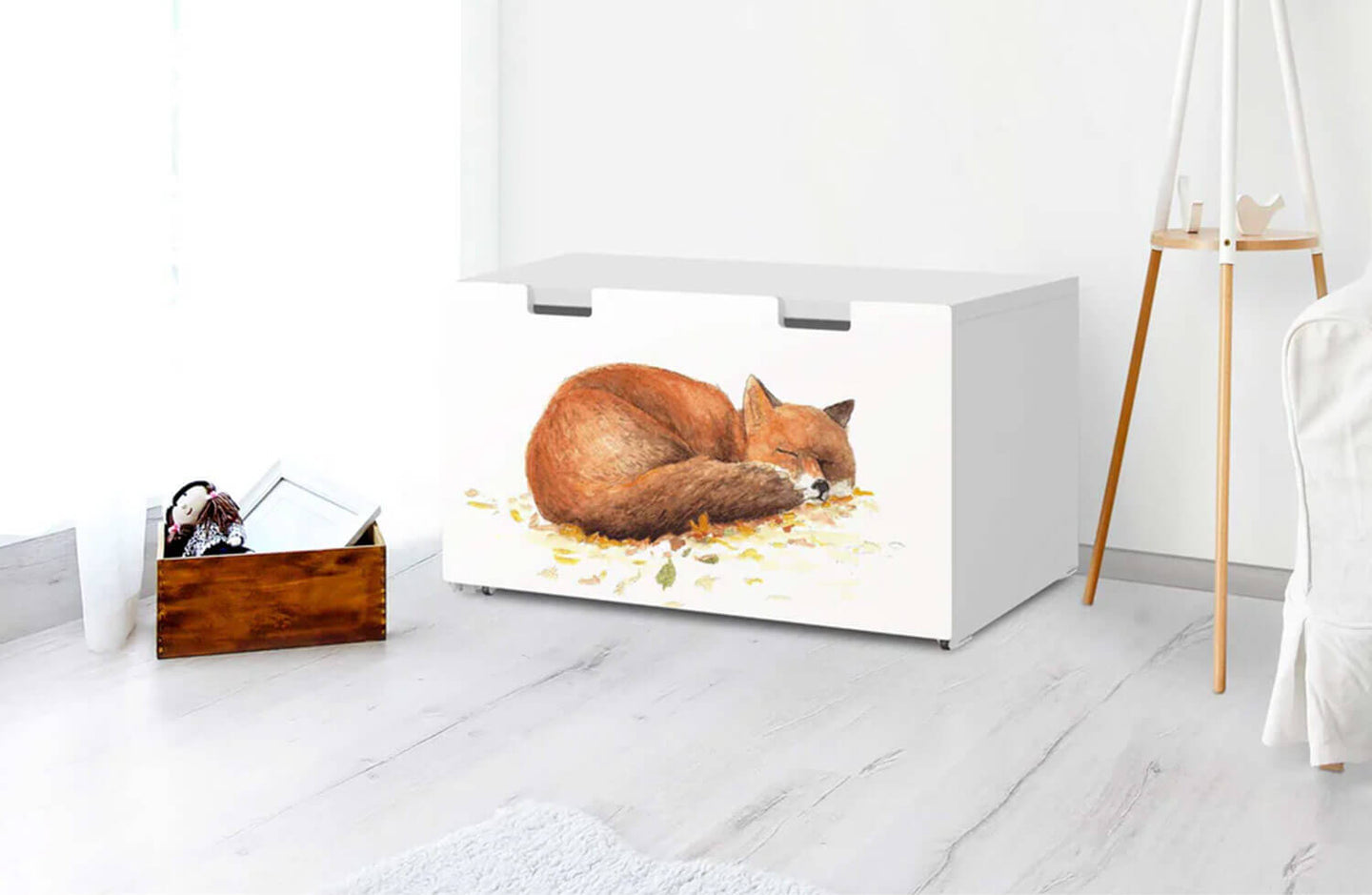 moebelfolie-ikea-stuva-banktruhe-kinderzimmer-fuchs