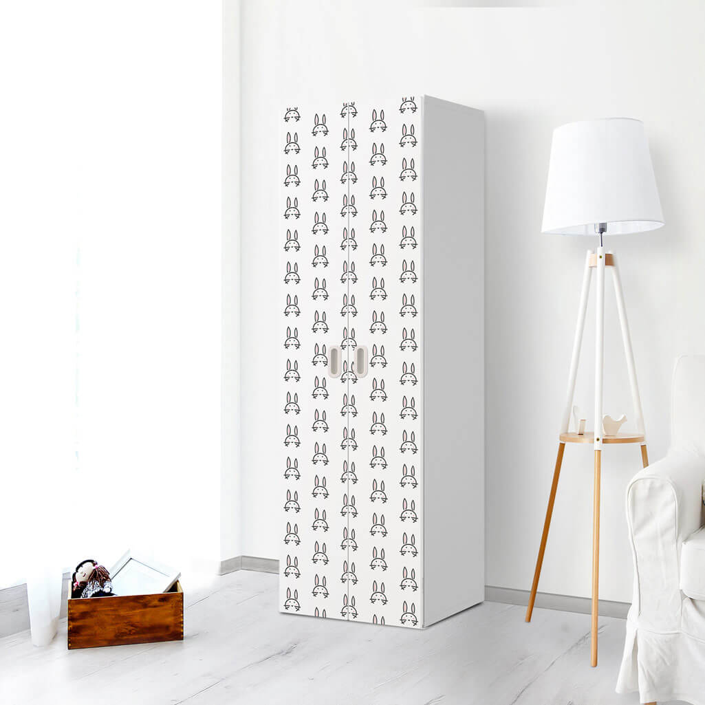 Möbelfolie Hoppel - IKEA Stuva / Fritids - 2 hohe Türen (192 cm) - Kinderzimmer