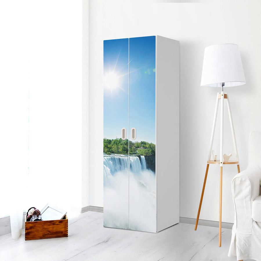 Möbelfolie Niagara Falls - IKEA Stuva / Fritids - 2 hohe Türen (192 cm) - Kinderzimmer