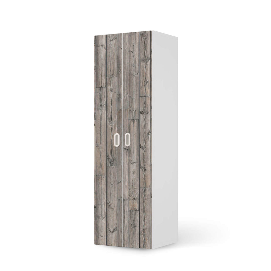 Möbelfolie Dark washed - IKEA Stuva / Fritids - 2 hohe Türen (192 cm) - weiss