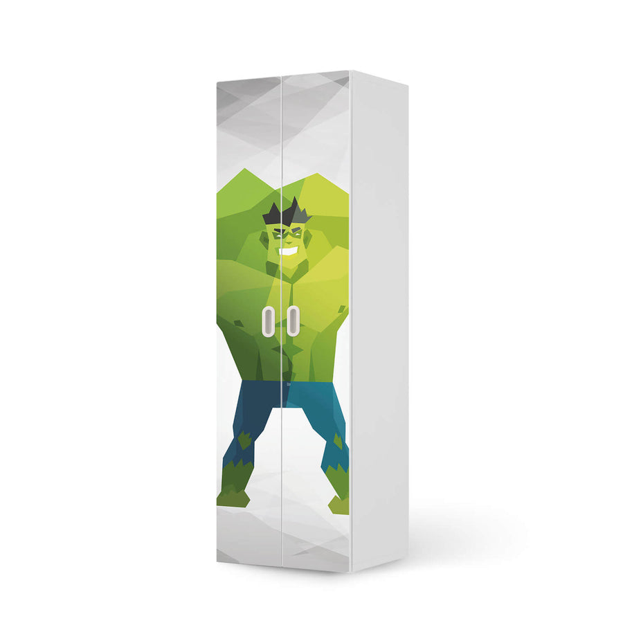 Möbelfolie Mr. Green - IKEA Stuva / Fritids - 2 hohe Türen (192 cm) - weiss