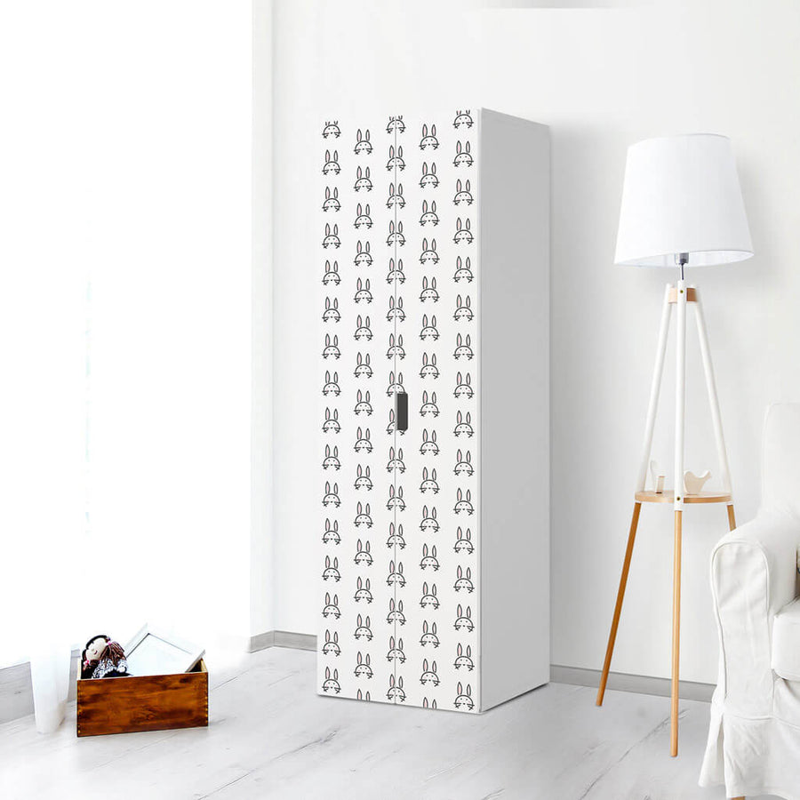 Möbelfolie Hoppel - IKEA Stuva / Malad - 2 hohe Türen (192 cm) - Kinderzimmer