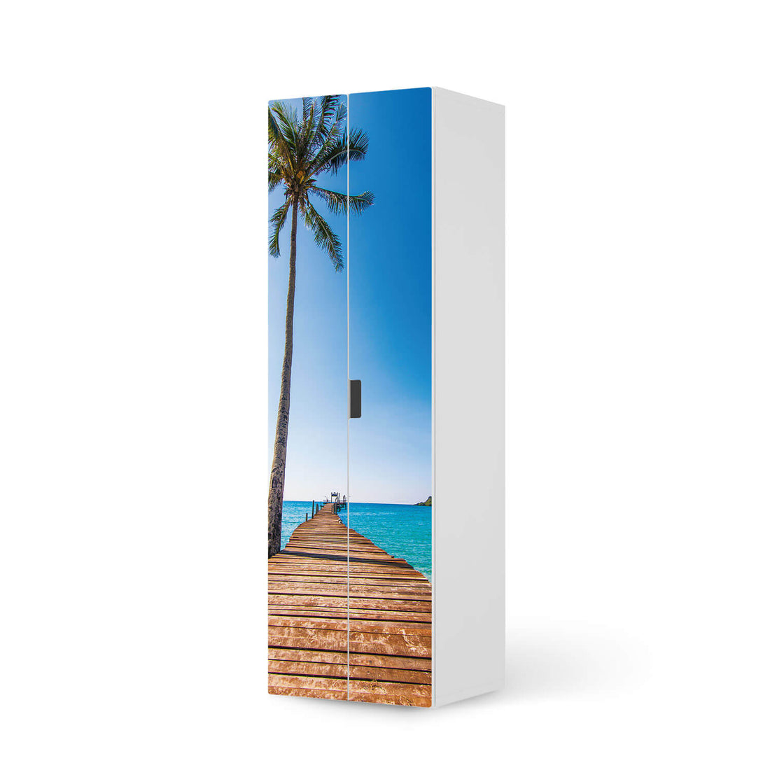 Möbelfolie Caribbean - IKEA Stuva / Malad - 2 hohe Türen (192 cm)  - weiss