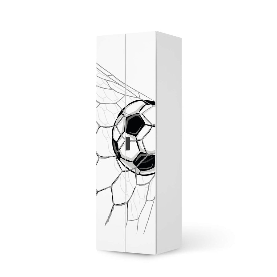Möbelfolie Eingenetzt - IKEA Stuva / Malad - 2 hohe Türen (192 cm)  - weiss