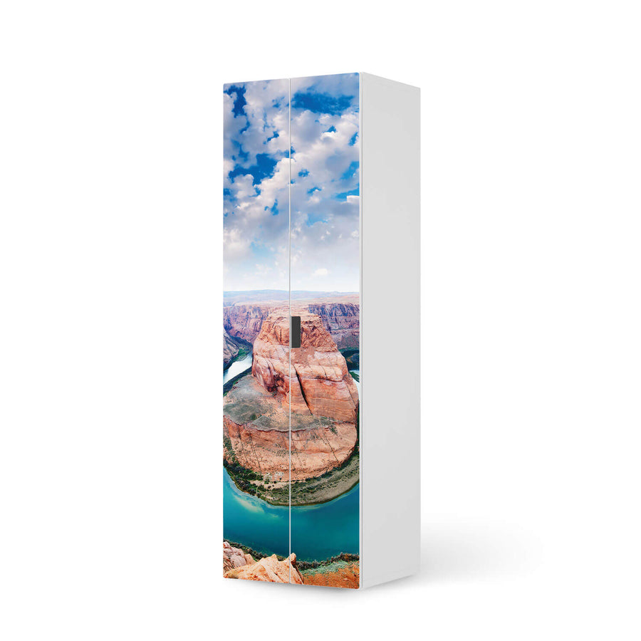 Möbelfolie Grand Canyon - IKEA Stuva / Malad - 2 hohe Türen (192 cm)  - weiss