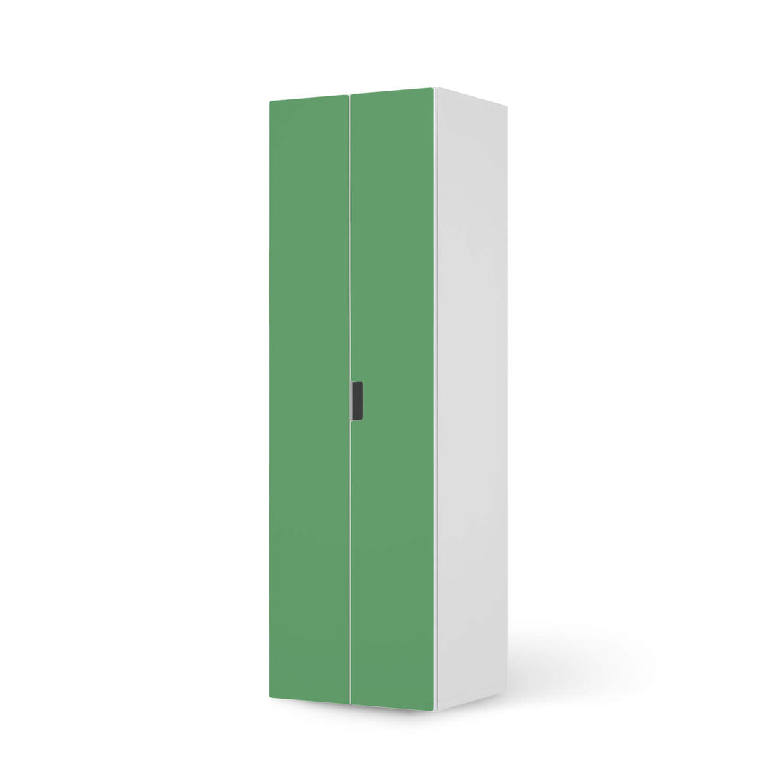 Möbelfolie Grün Light - IKEA Stuva / Malad - 2 hohe Türen (192 cm)  - weiss