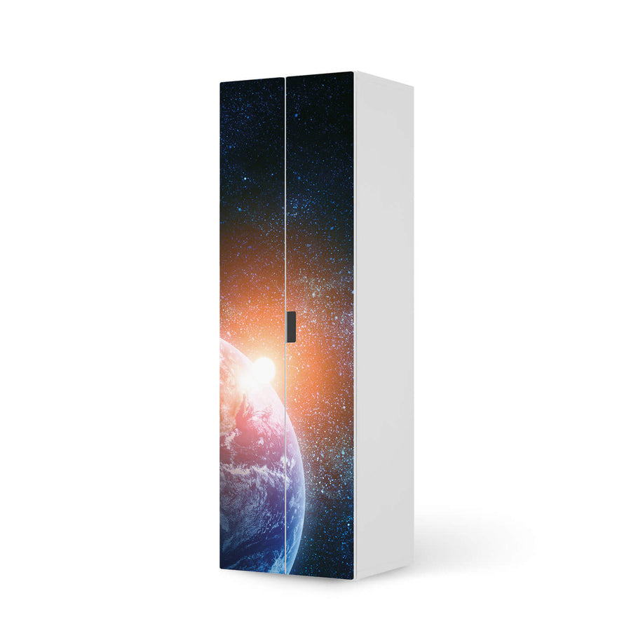 Möbelfolie Sunrise - IKEA Stuva / Malad - 2 hohe Türen (192 cm)  - weiss