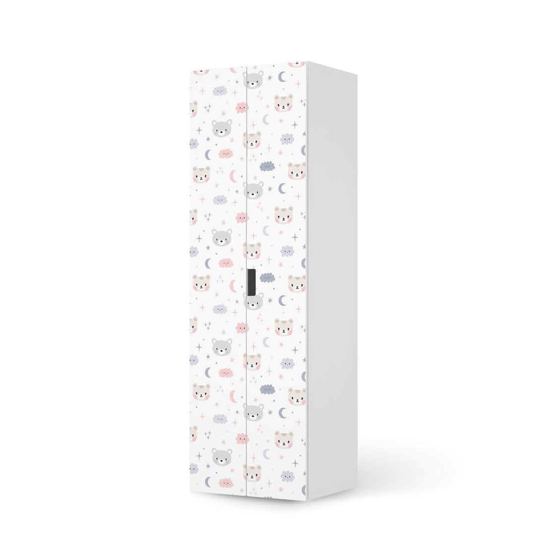 Möbelfolie Sweet Dreams - IKEA Stuva / Malad - 2 hohe Türen (192 cm)  - weiss