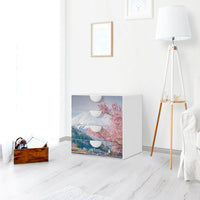 Klebefolie Mount Fuji - IKEA Smastad Kommode - 4 Schubladen - Kinderzimmer