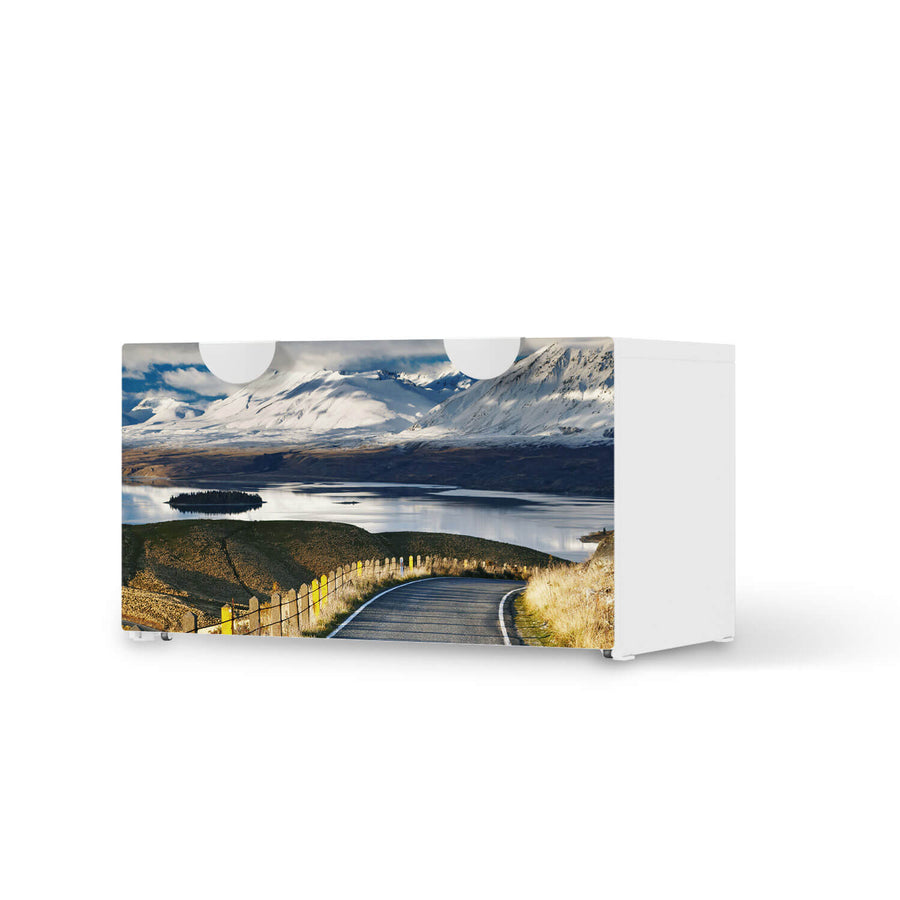 Möbelfolie New Zealand - IKEA Smastad Bank mit Kasten  - weiss