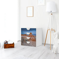 Klebefolie Outback Australia - IKEA Smastad Kommode - 4 Schubladen - Kinderzimmer