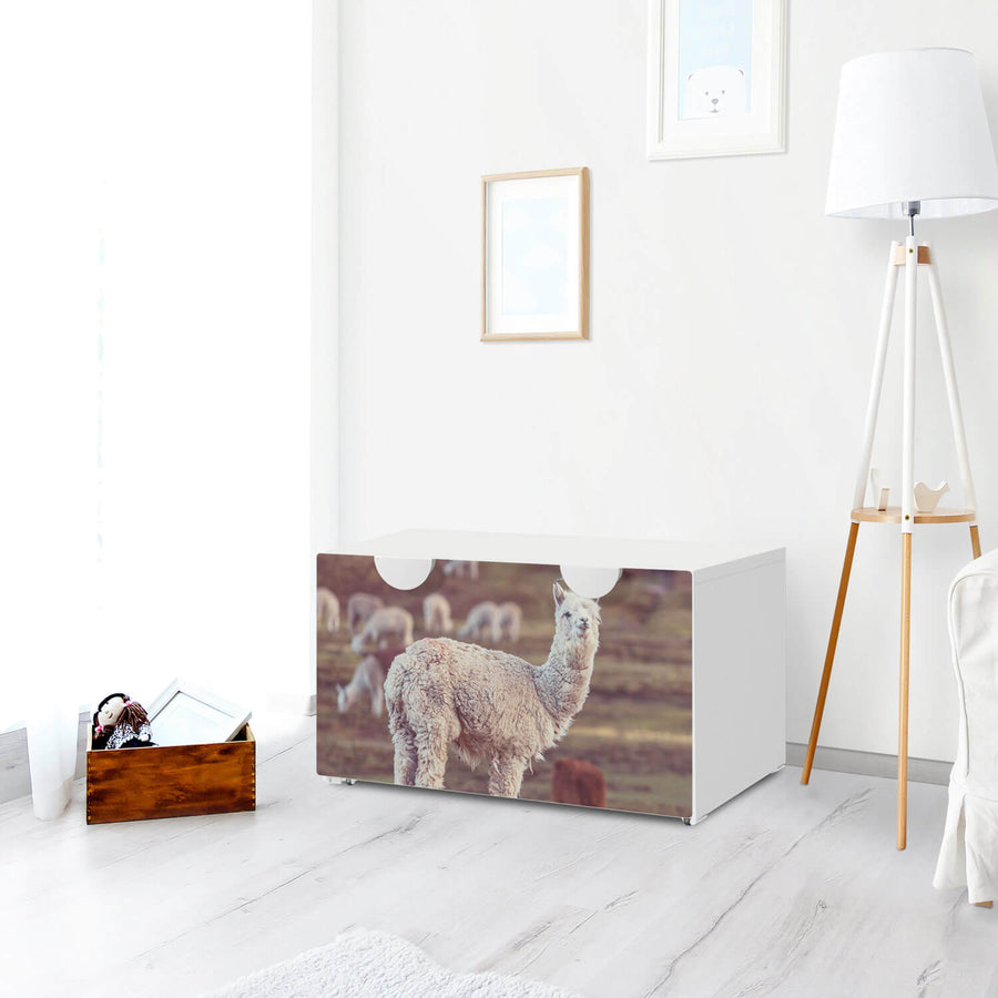 Möbelfolie Pako - IKEA Smastad Bank mit Kasten - Kinderzimmer