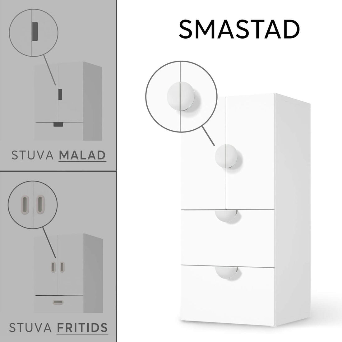 Vergleich IKEA Stuva Smastad - Rot Dark