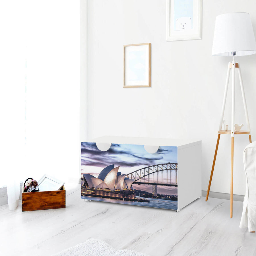 Möbelfolie Sydney - IKEA Smastad Bank mit Kasten - Kinderzimmer