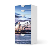Möbel Klebefolie Sydney - IKEA Smastad Kommode - 5 Schubladen  - weiss