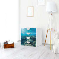 Klebefolie Underwater World - IKEA Smastad Kommode - 4 Schubladen - Kinderzimmer