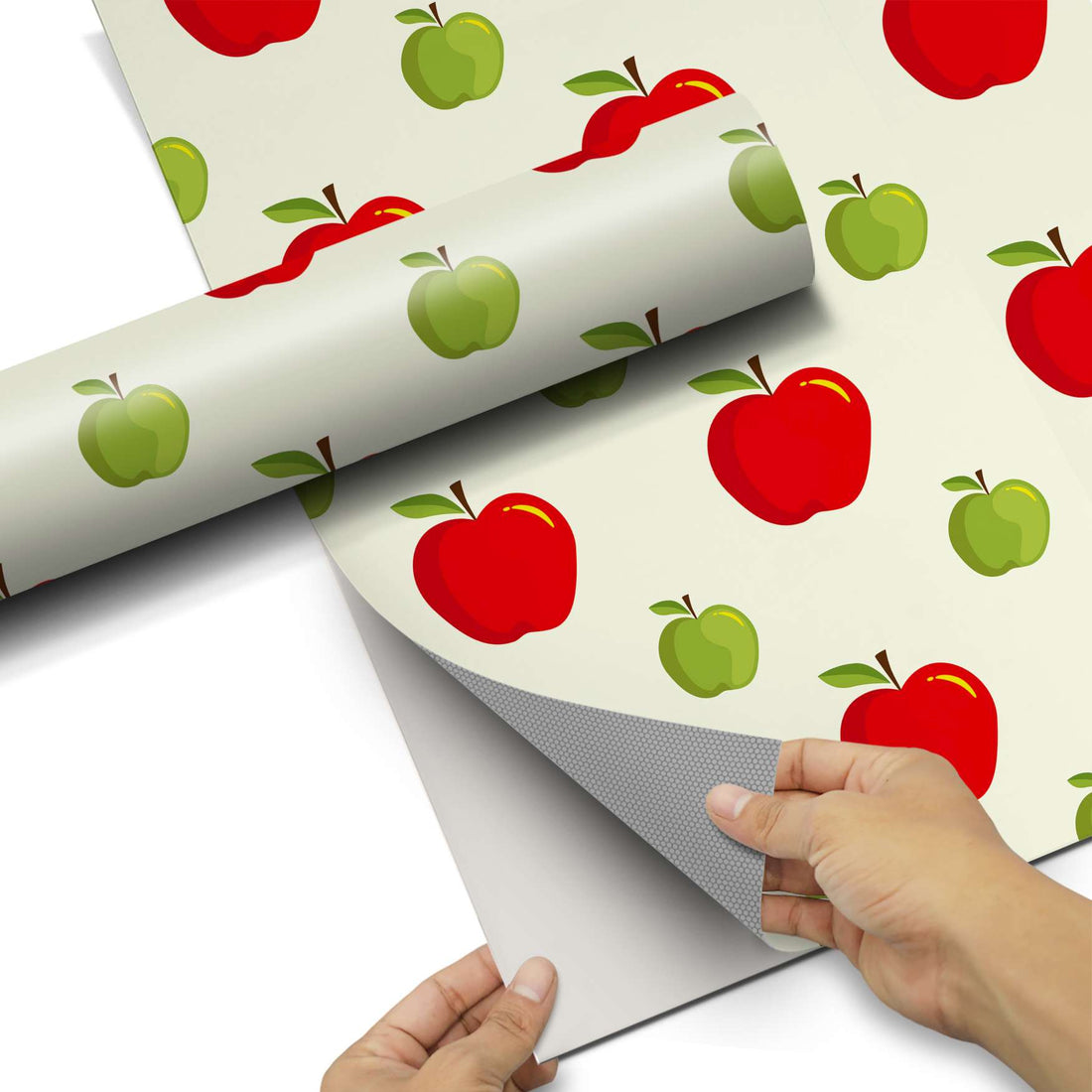 Klebefolie für Schränke - An apple a day - Hochschrank 60x100 cm - Front pds1