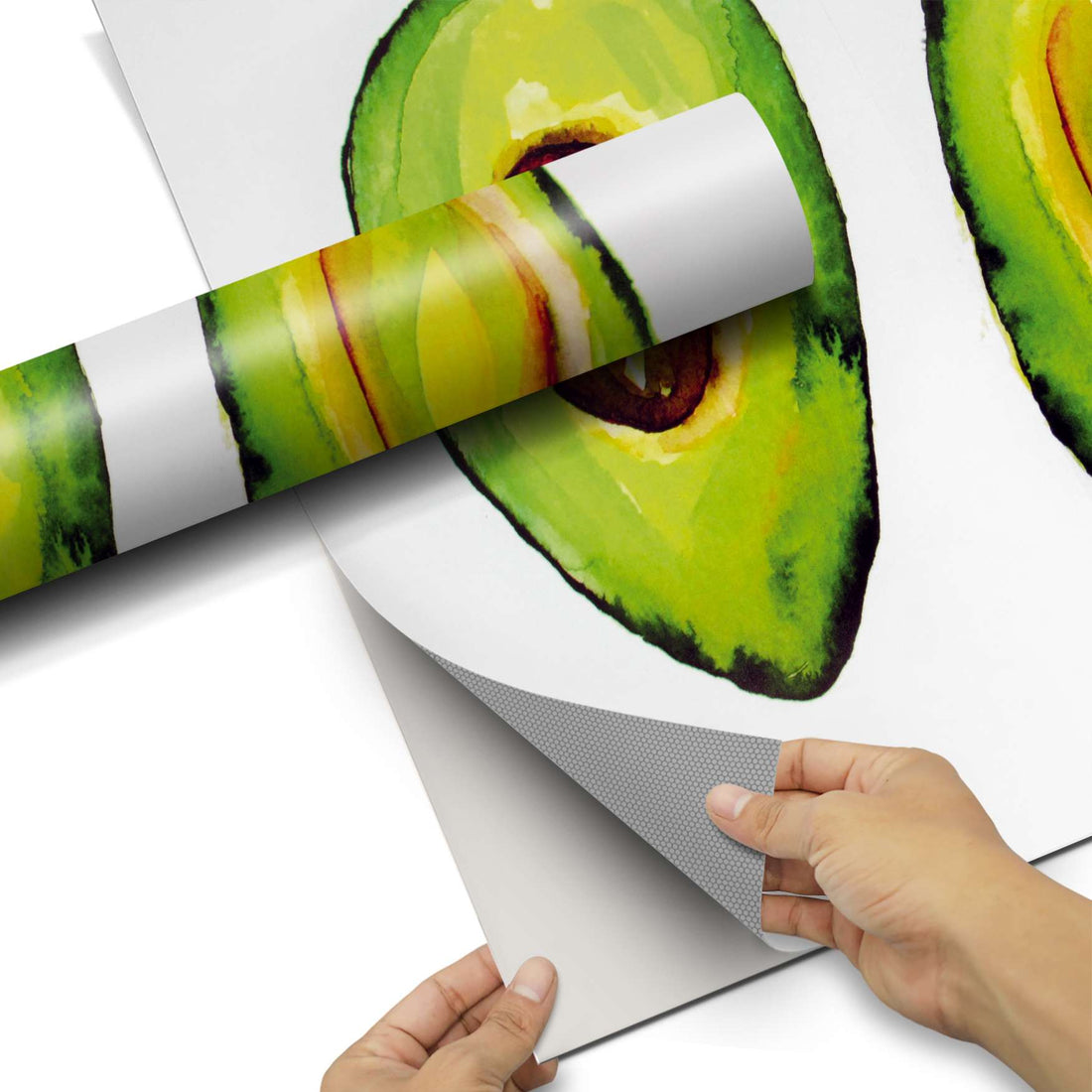 Dekorfolie Avocado halb und halb - Do-it-yourself - creatisto pds1