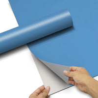 Klebefolie für Schränke - Blau Light - Hochschrank 60x80 cm - Front pds1