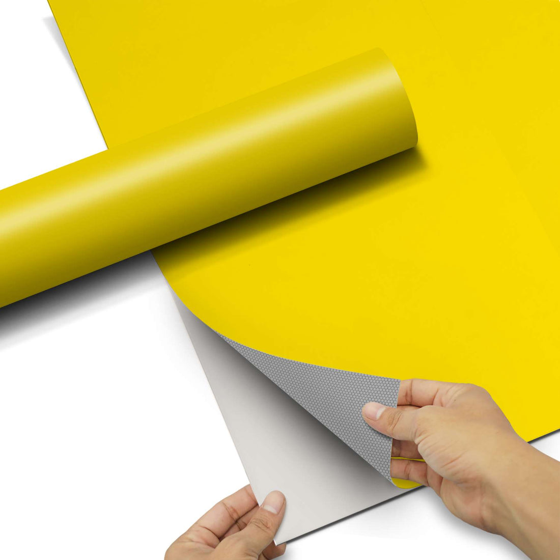Klebefolie für Schränke - Gelb Dark - Hochschrank 60x120 cm - Front pds1