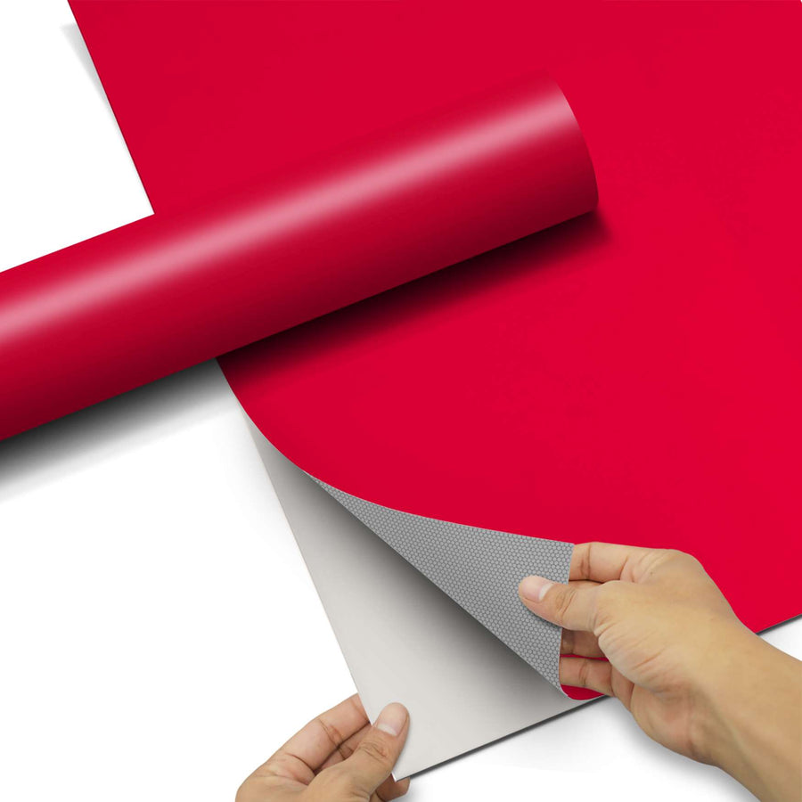 Klebefolie für Schränke - Rot Light - Hochschrank 60x100 cm - Front pds1