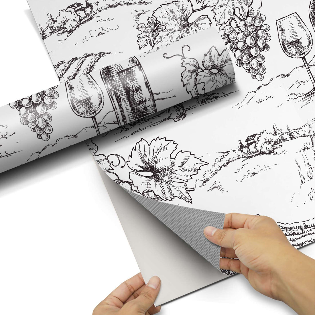 Kühlschrank Folie Vineyard Kühlschrank 60x80 cm - Folie pds1