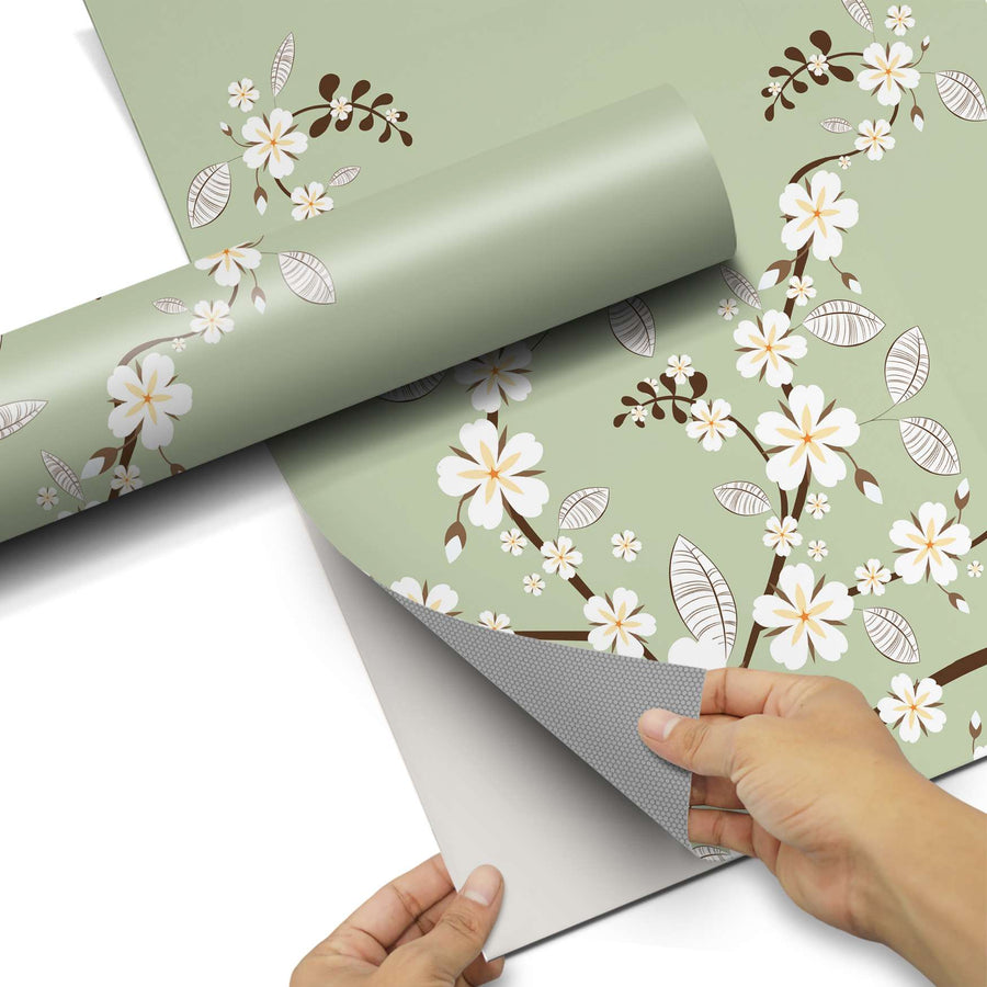 Dekorfolie White Blossoms - Do-it-yourself - creatisto pds1