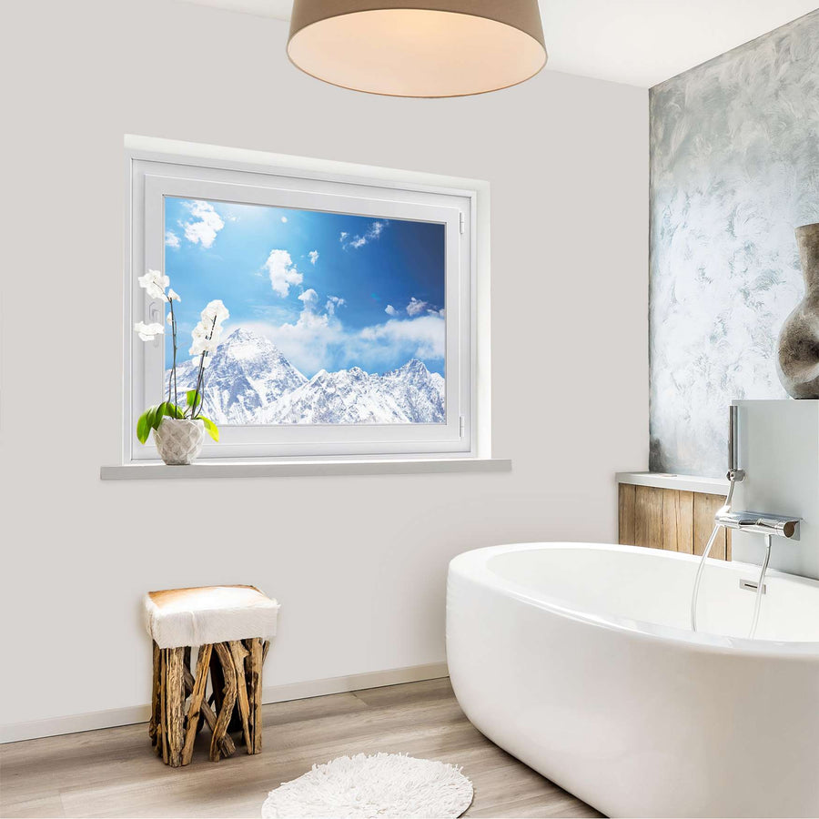 Fensterfolie [quer] - Everest - 100x70 cm - Bad