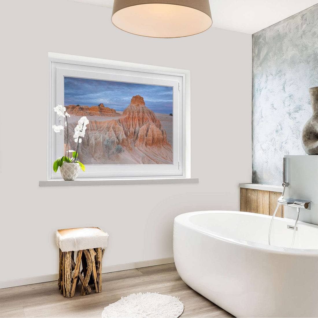 Fensterfolie [quer] - Outback Australia - 100x70 cm - Bad