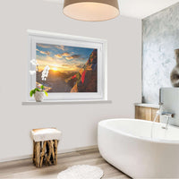 Fensterfolie [quer] - Tibet - 100x70 cm - Bad