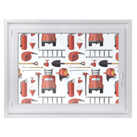 Fensterfolie [quer] -Firefighter- Größe: 100x70 cm