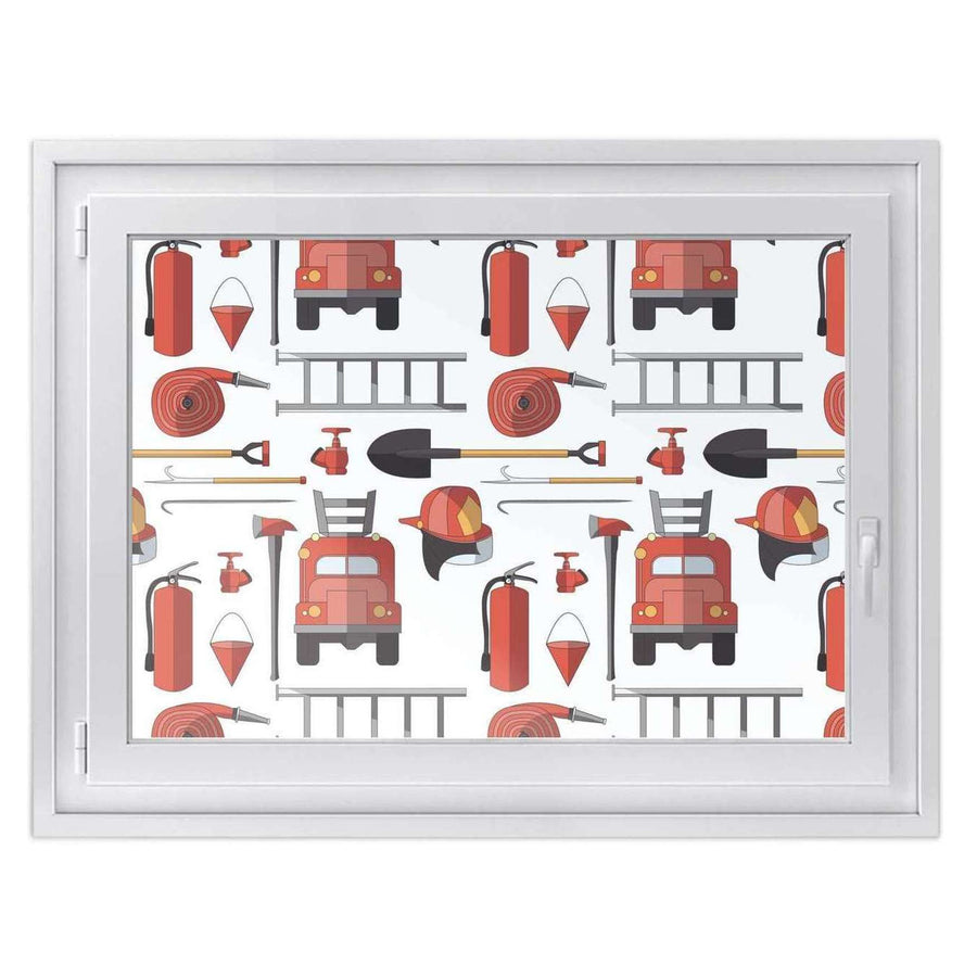 Fensterfolie [quer] -Firefighter- Größe: 100x70 cm