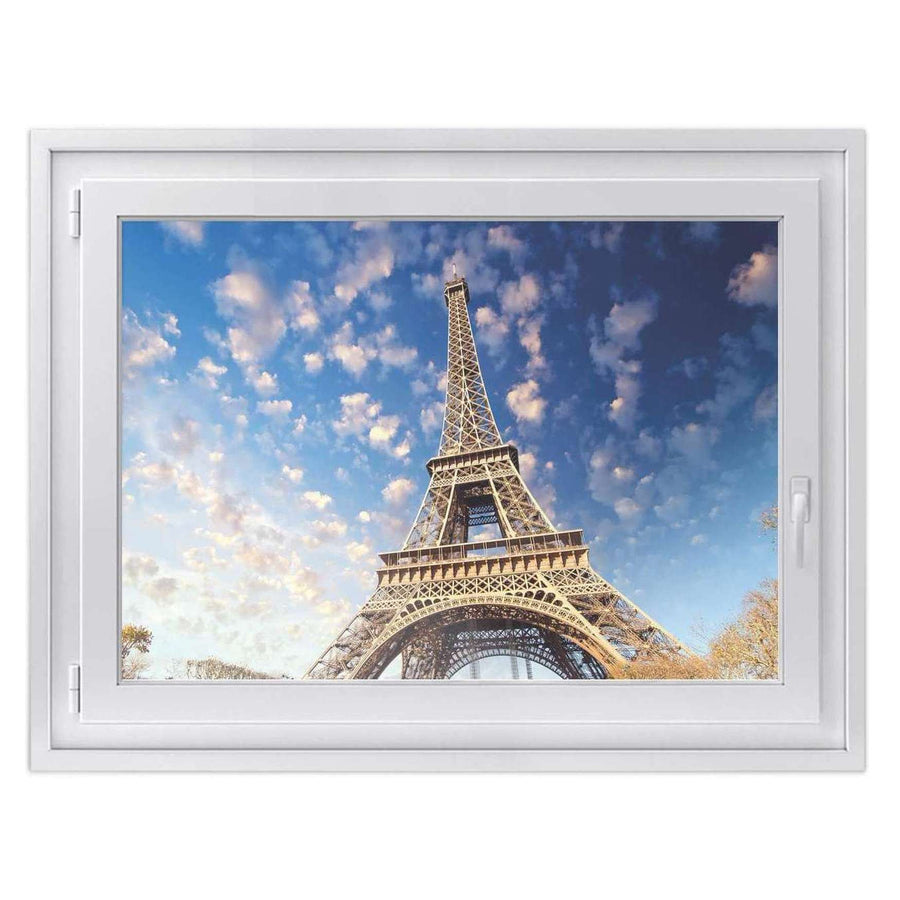 Fensterfolie [quer] -La Tour Eiffel- Größe: 100x70 cm