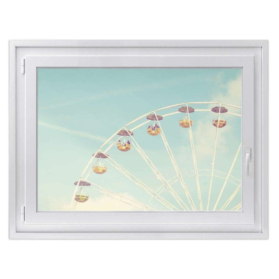 Fensterfolie [quer] -Merry go round- Größe: 100x70 cm