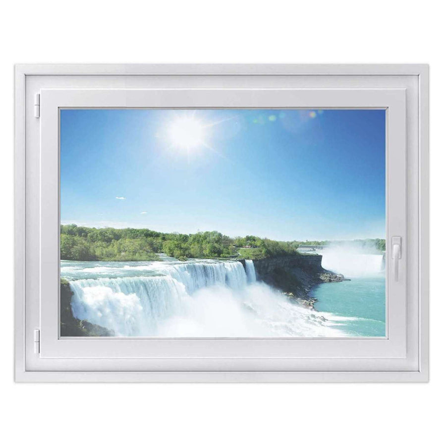 Fensterfolie [quer] -Niagara Falls- Größe: 100x70 cm