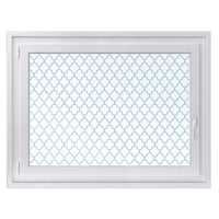 Fensterfolie [quer] -Retro Pattern - Blau- Größe: 100x70 cm