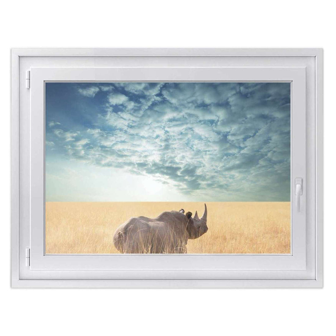 Fensterfolie [quer] -Rhino- Größe: 100x70 cm