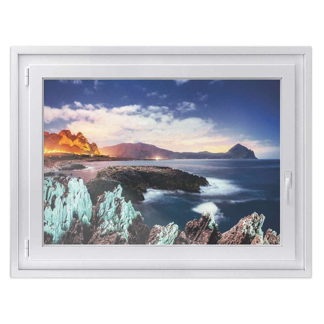 Fensterfolie [quer] -Seaside- Größe: 100x70 cm