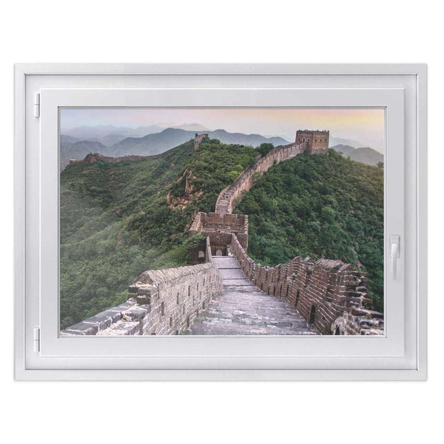 Fensterfolie [quer] -The Great Wall- Größe: 100x70 cm
