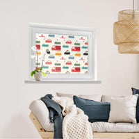 Fensterfolie [quer] Cars  - Wohnzimmer100cm x 70cm